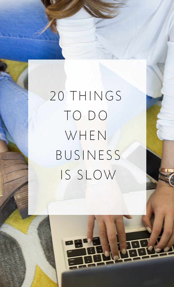 20 Things For Photographers To Do When Business Is Slow