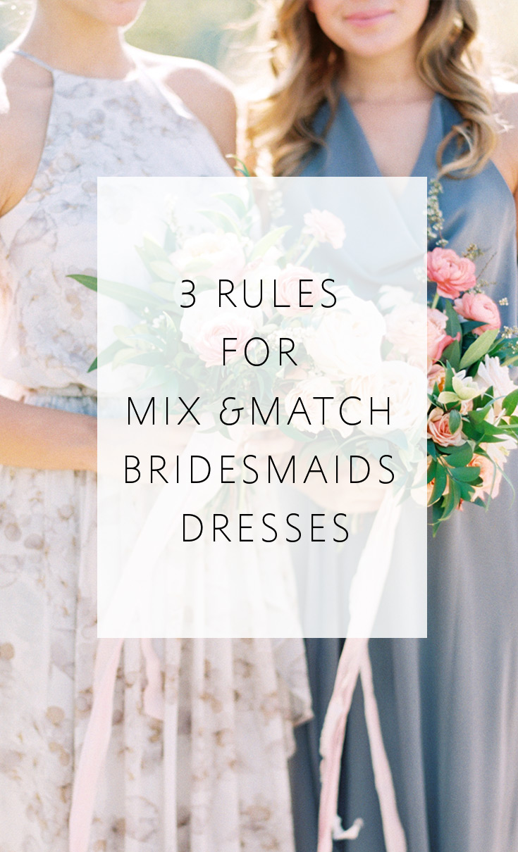 How to create beautiful mismatched bridesmaid style