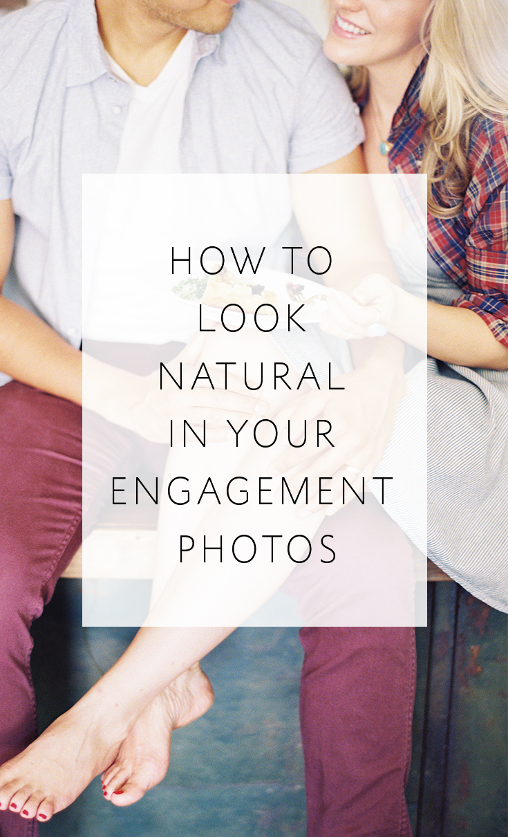 Tips to help even camera-shy couples to look natural in their engagement photos