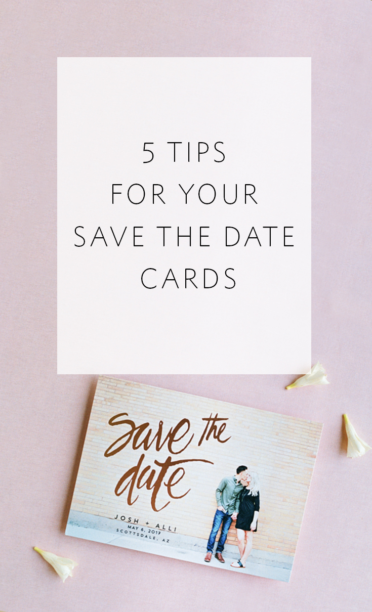 Helpful tips for the save-the-dates for your wedding