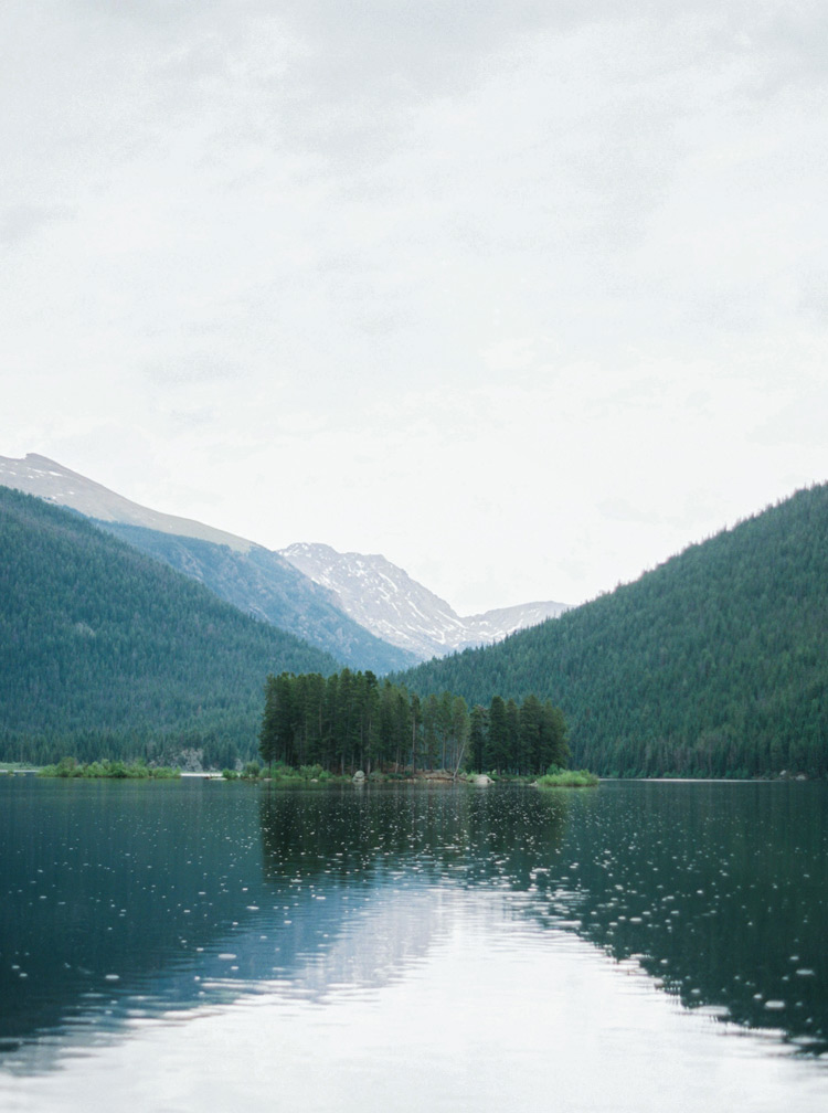 Colorado Rocky Mountains and lake views
