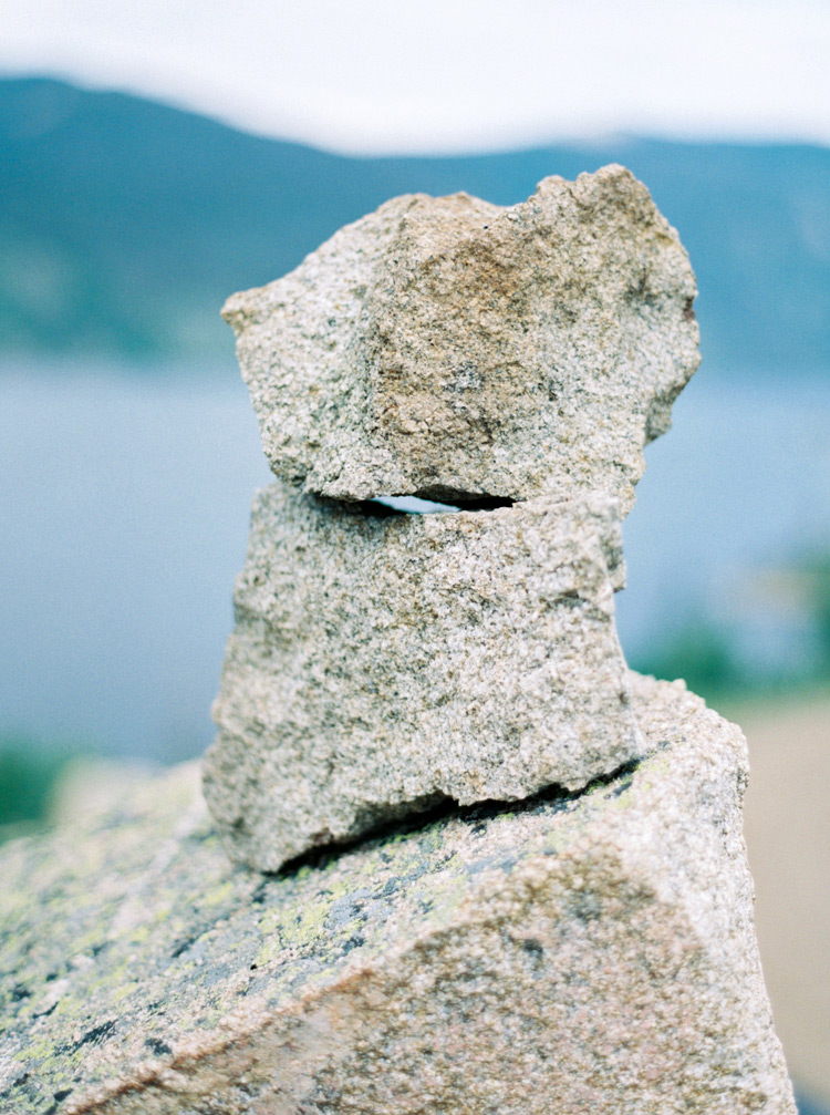 Up close of outdoor rocks in Colorado