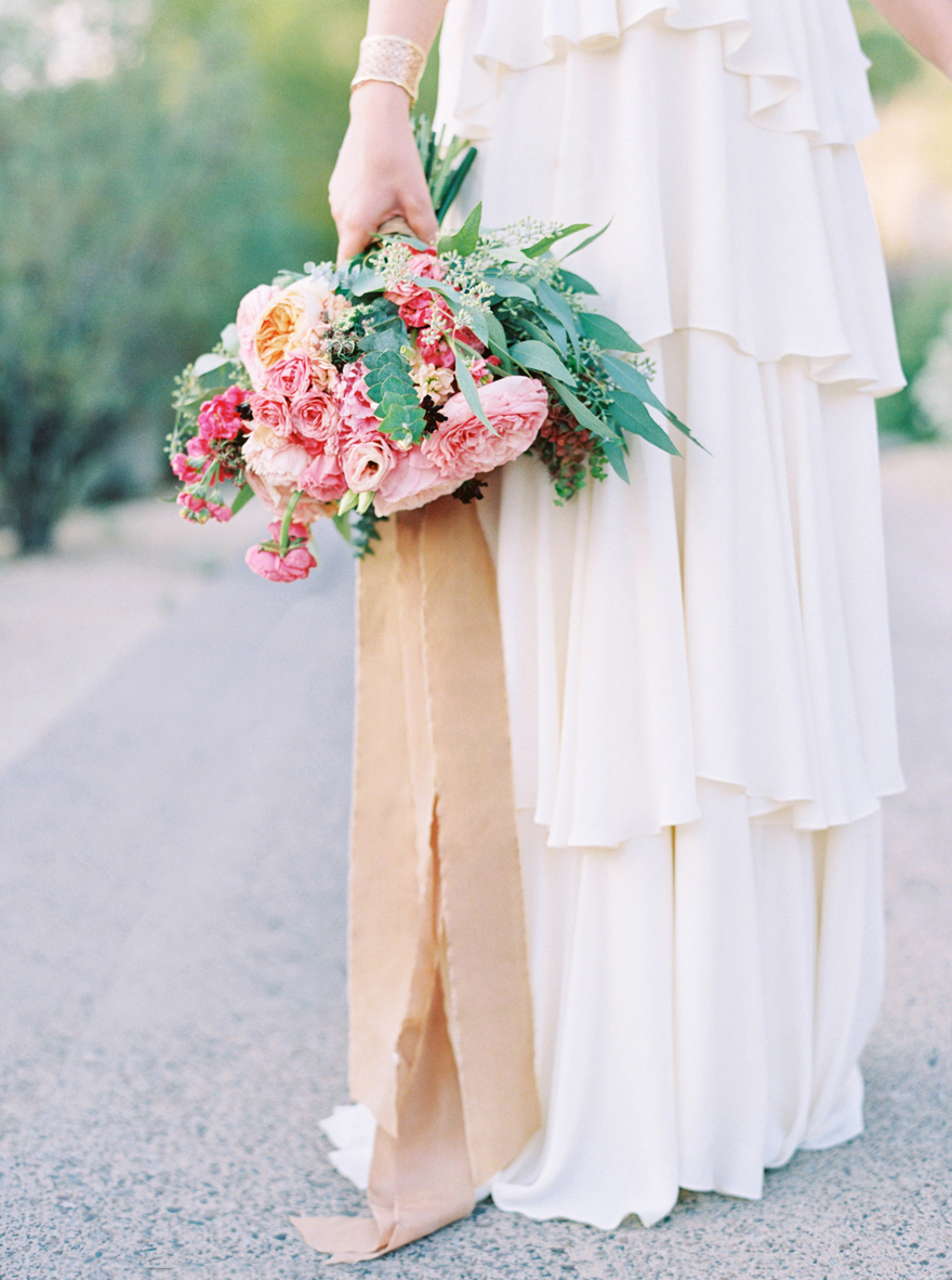 Airy spring bouquet for bride 