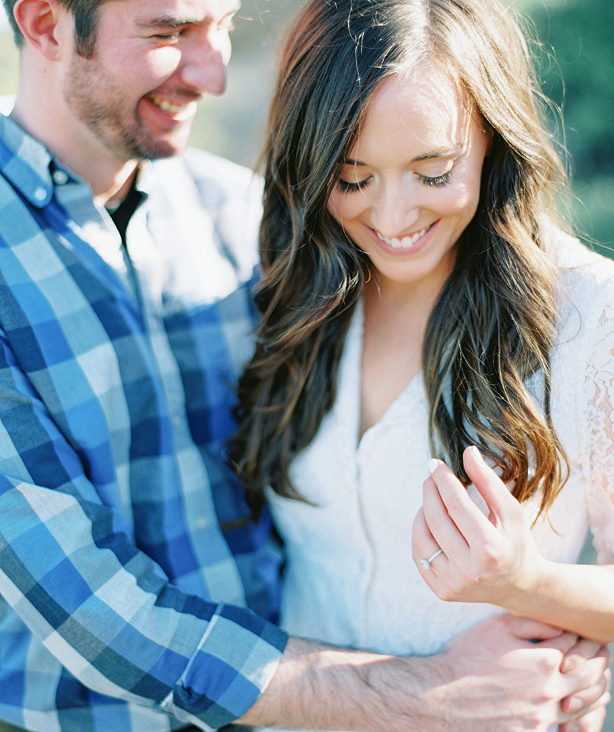 outdoor engagement shoot
