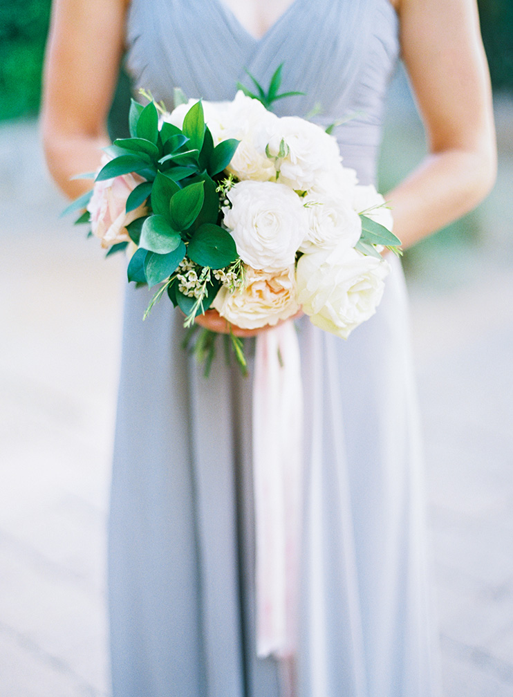 blue & blush wedding
