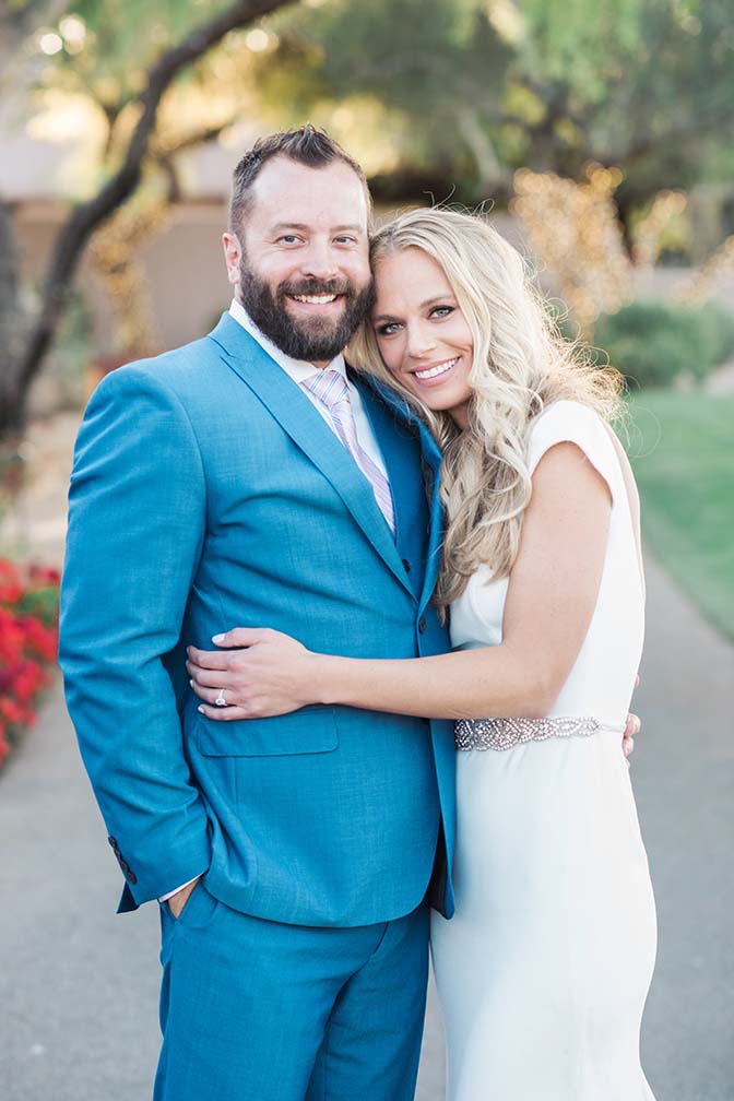 stylish Scottsdale bride & groom