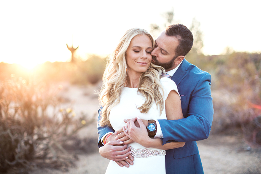 wedding portraits in the Scottsdale desert