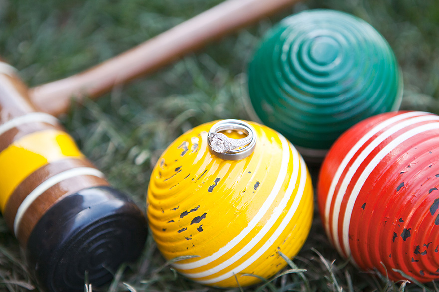 croquet at the wedding