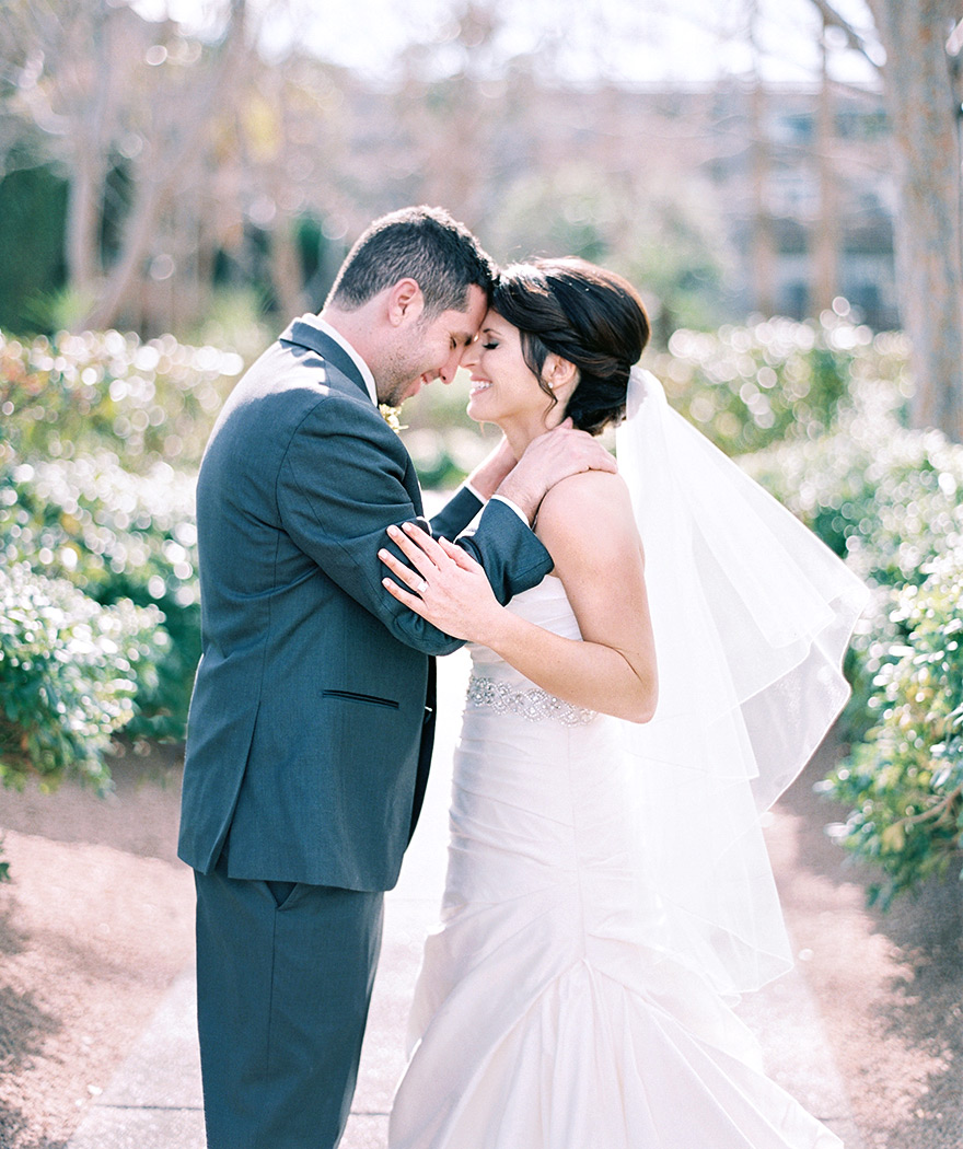joy & love as the bride & groom embrace