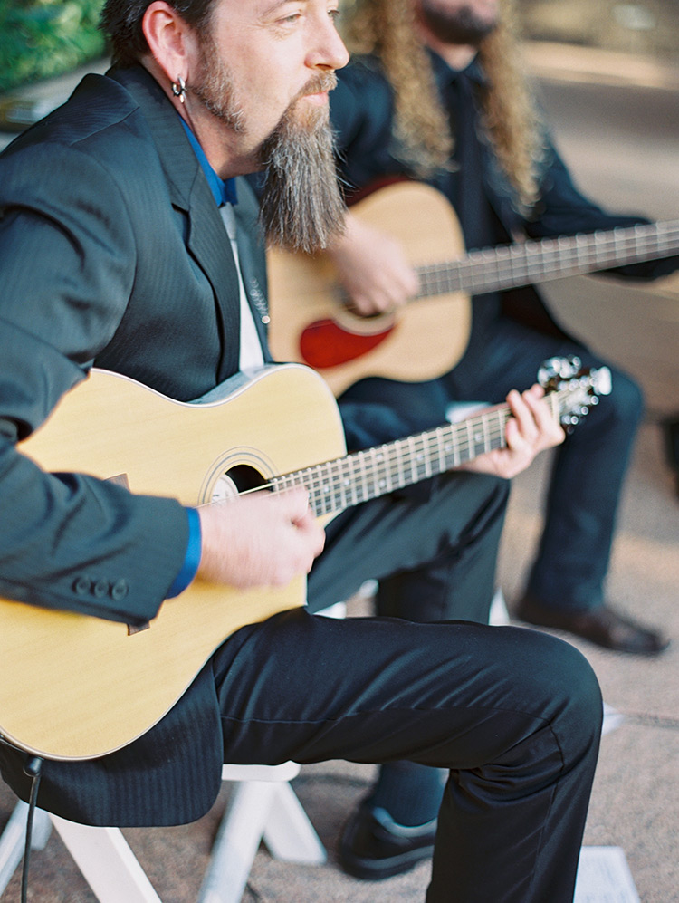 The Instant Classics play acoustic guitar 