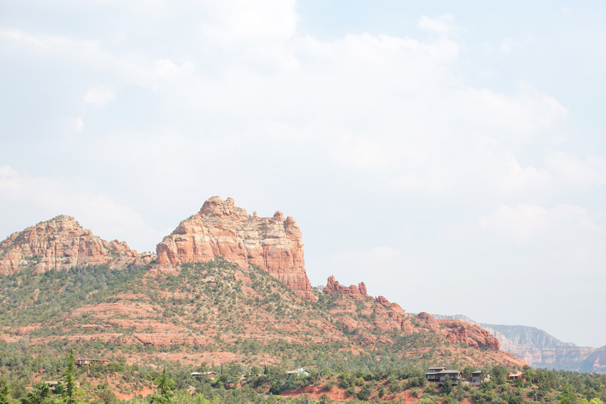 the red rocks of Sedona