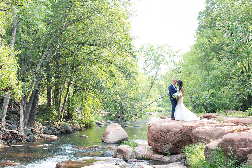 outdoor wedding portraits in Sedona, AZ