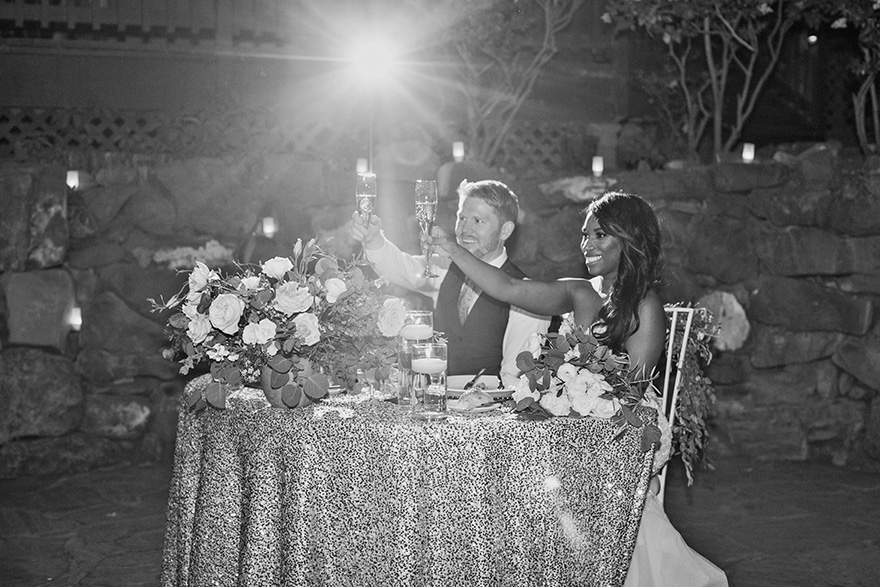 wedding reception at L'auberge de Sedona