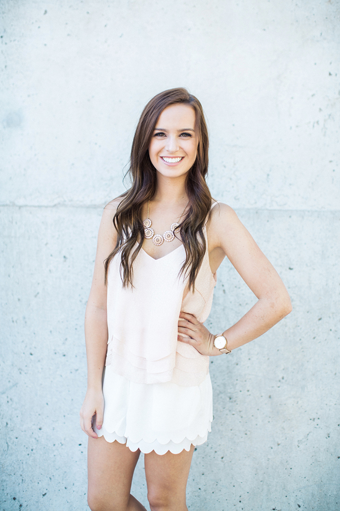 light summer fashion - cami and shorts