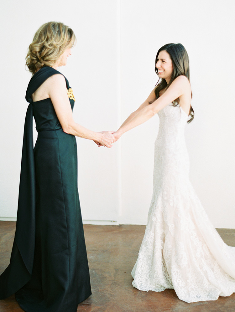 a moment with the mother of the bride