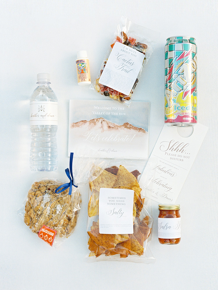 welcome bag for wedding guests