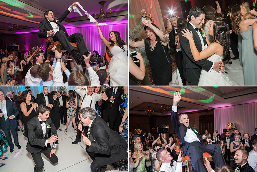 hora and other dancing fun at wedding reception