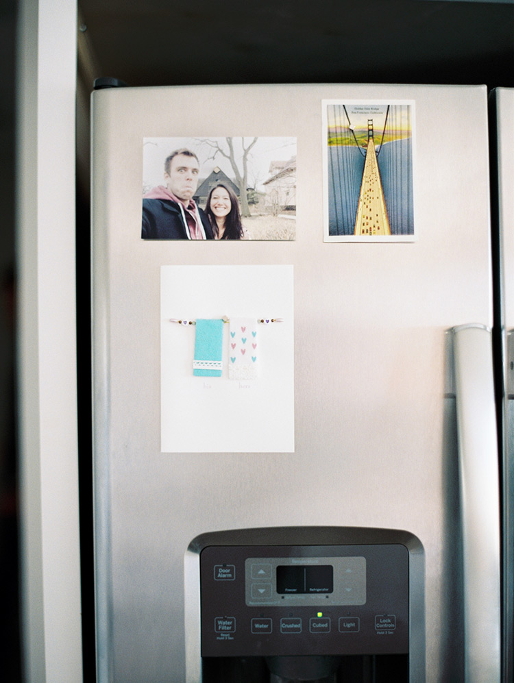 engagement photo shoot at home