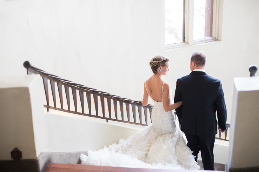 elegant modern twisted updo