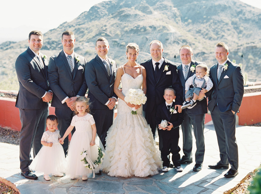 classy wedding party