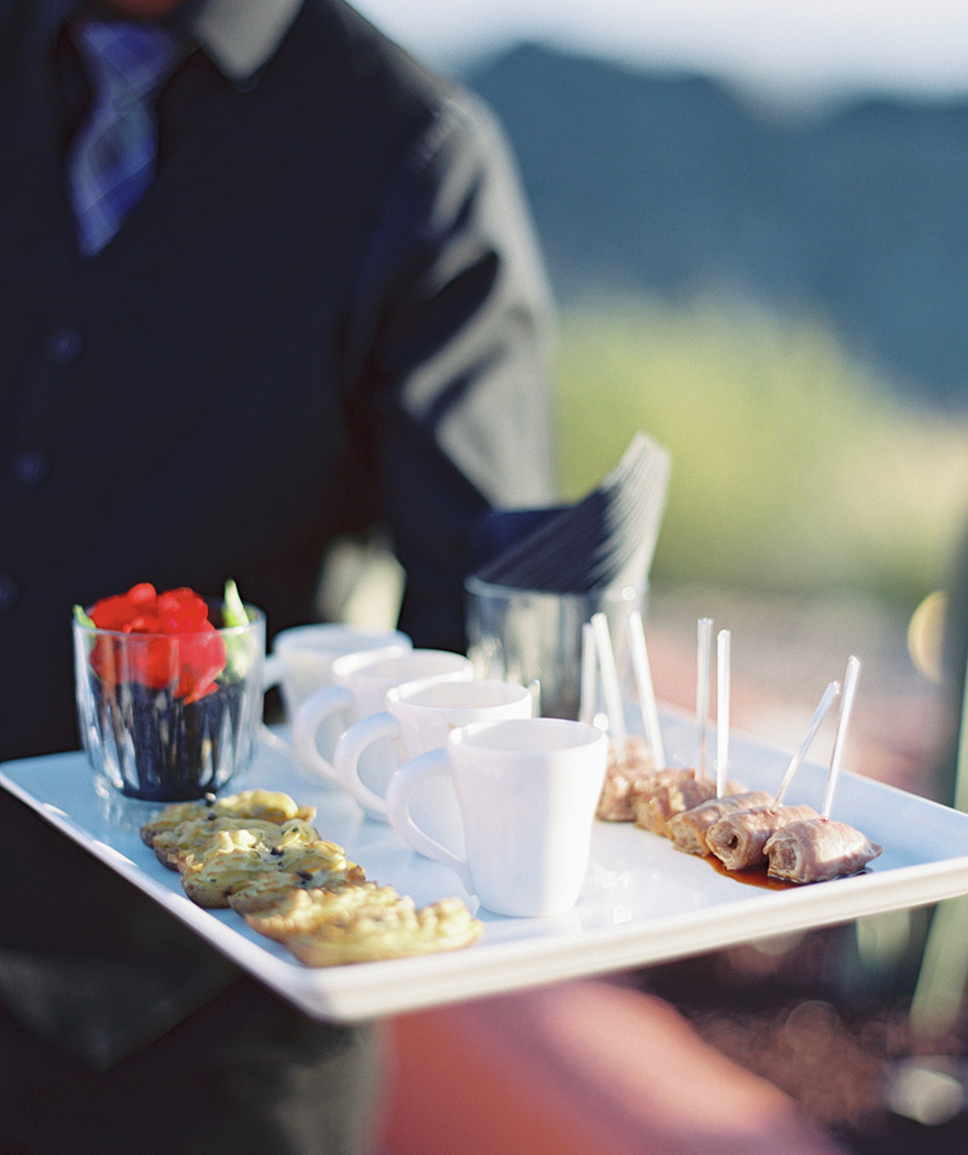 delicious appetizers at Different Pointe of View