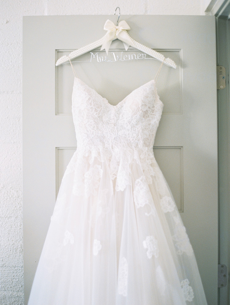 lace and tulle dress by Monique Lhuillier