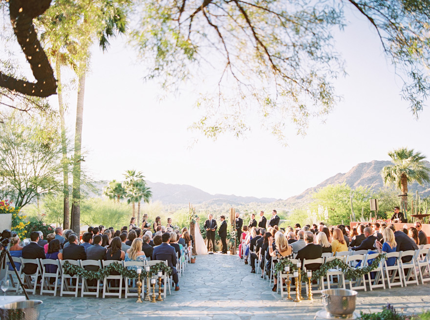 outdoor wedding ceremony at Sanctuary on Camelback