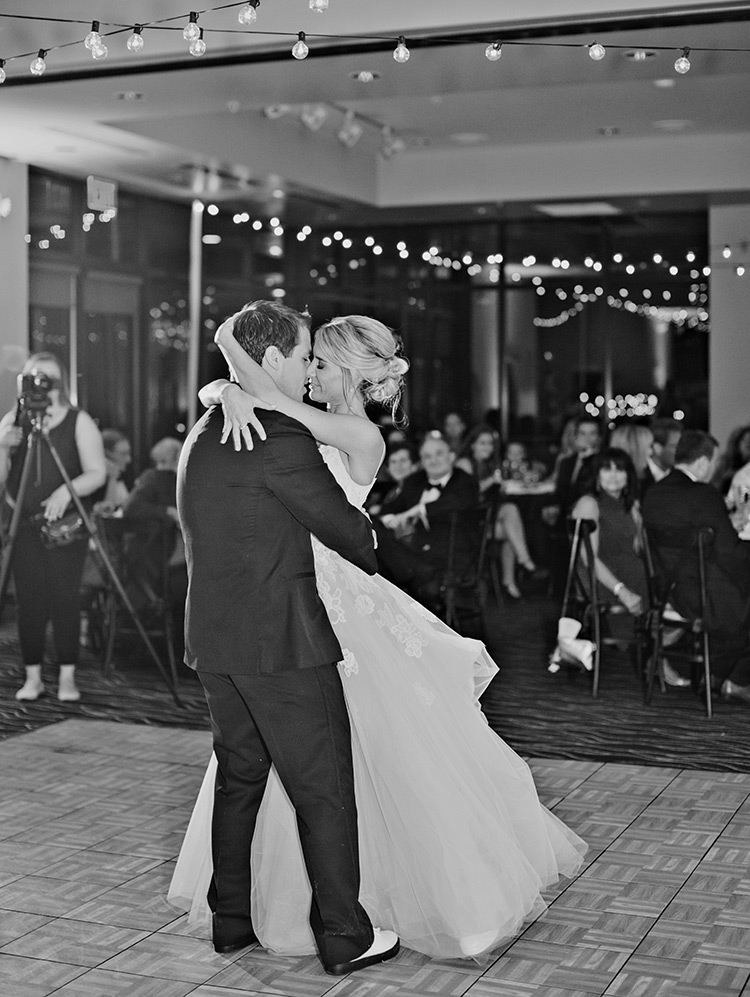 first dance at the wedding reception
