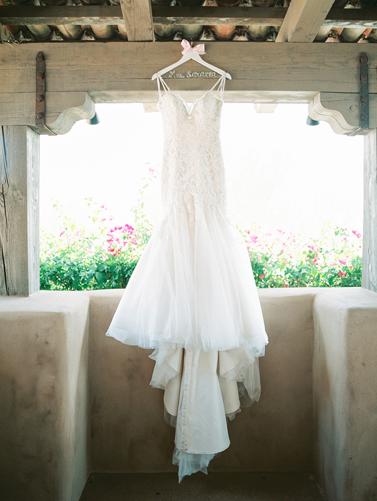 lace & tulle wedding gown 