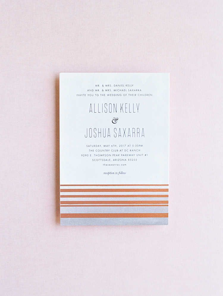 graphic, modern wedding invitation
