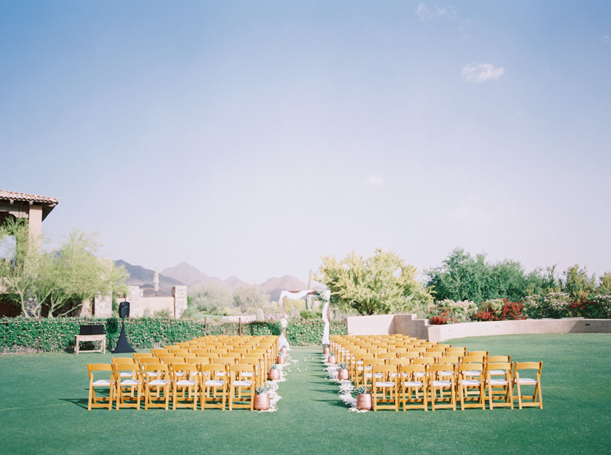 DC Ranch Country Club wedding outdoor ceremony
