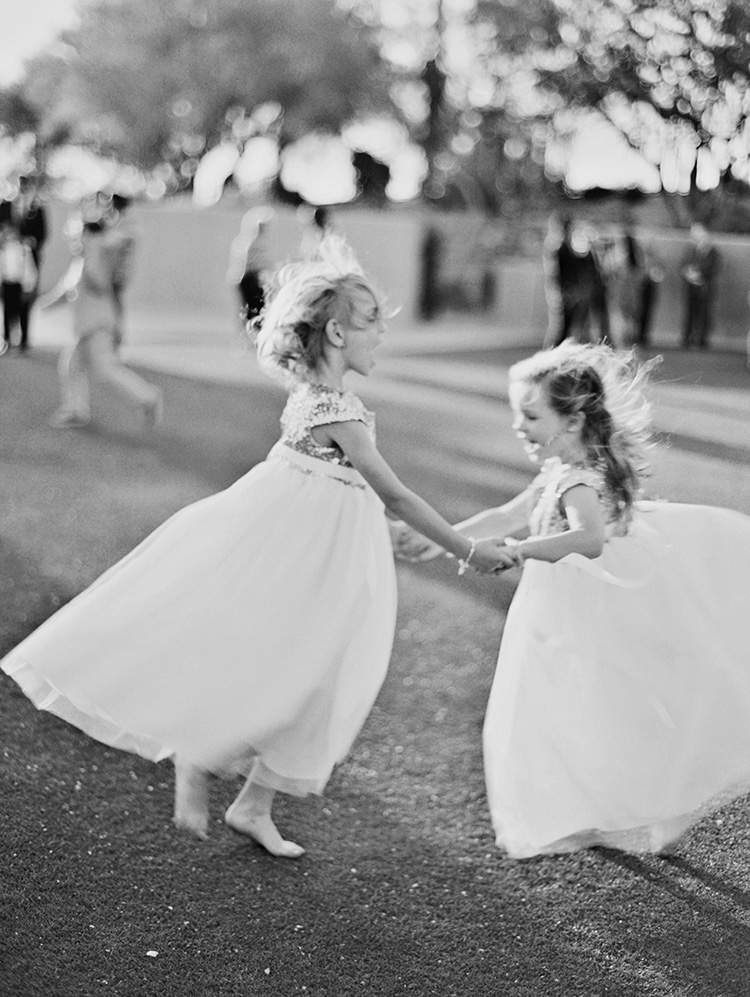 dancing flower girls