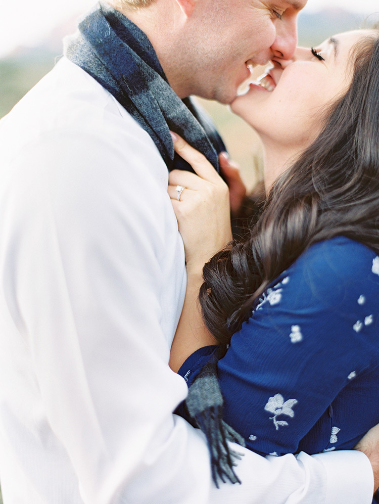 winter engagement in Sedona