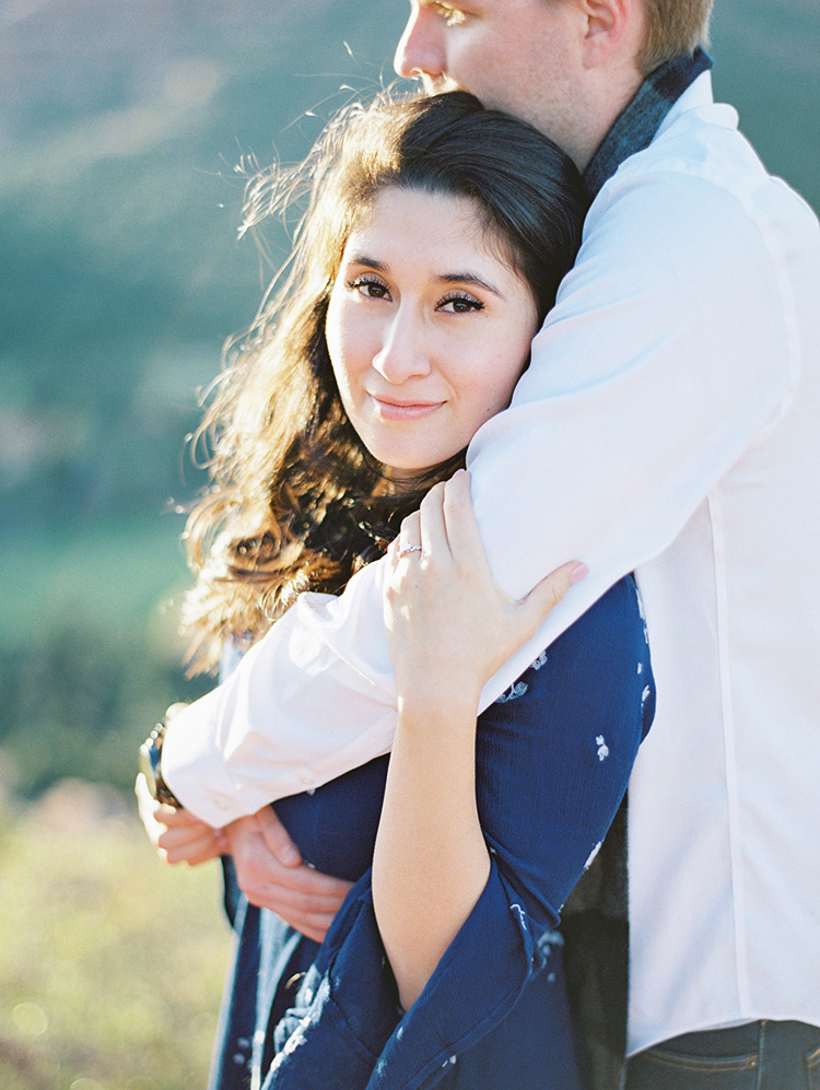 Rachel's Knoll Sedona winter engagement photos