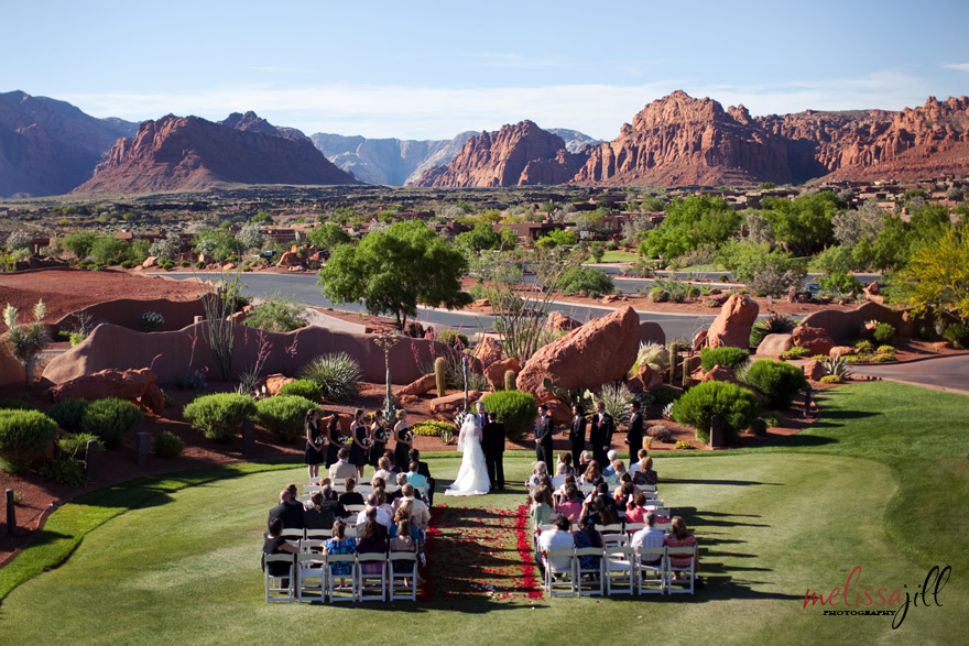 Entrada at Snow Canyon Wedding ceremony location