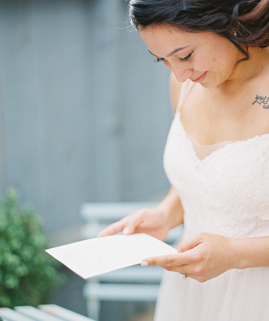lace BHLDN gown