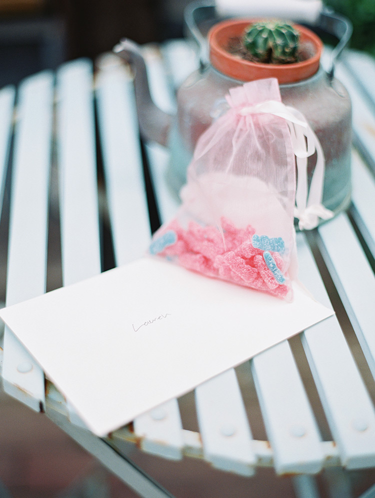 Sour Patch Kids and a wedding note