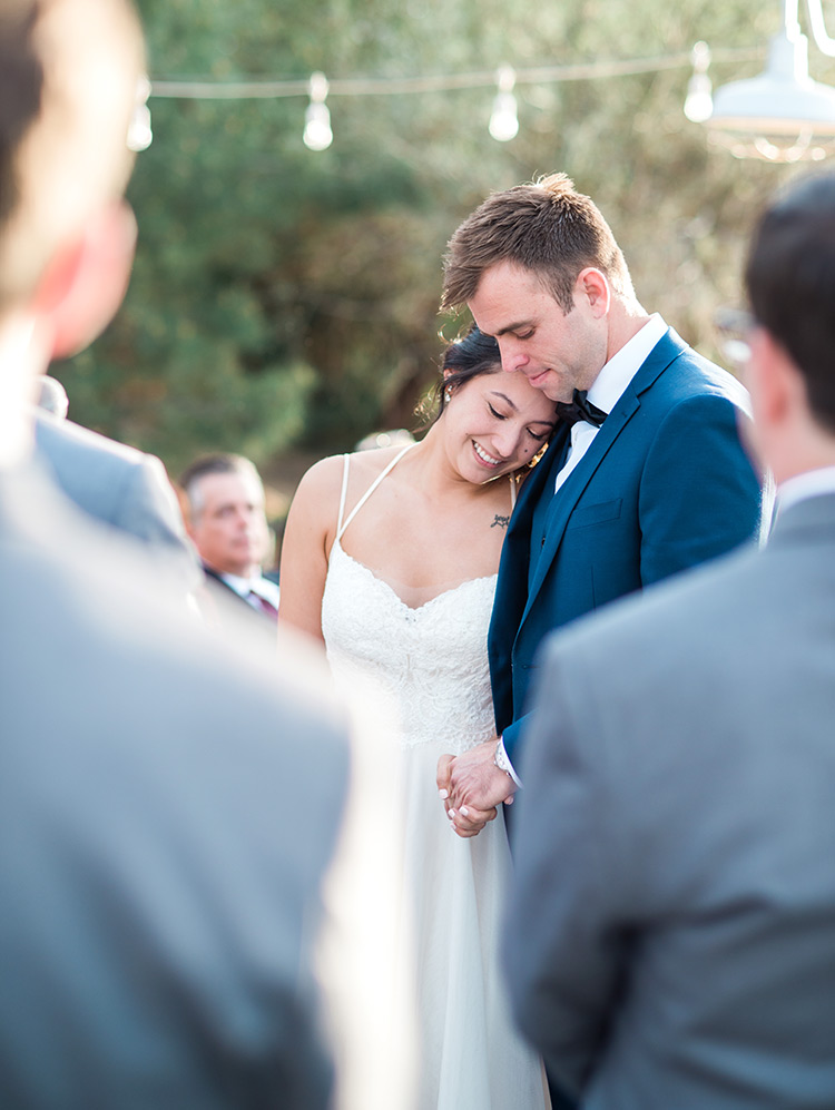 outdoor wedding ceremony on the lake