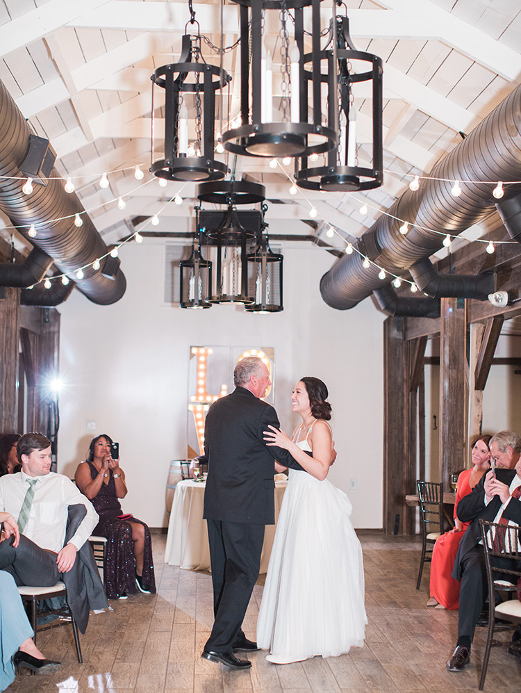 rustic wedding reception in the Lake House