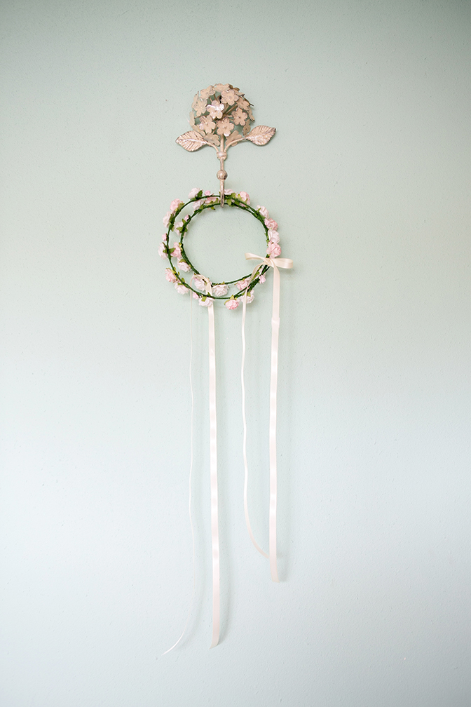 Handmade floral crowns for flower girls or bridesmaids. Wedding inspiration and ideas.