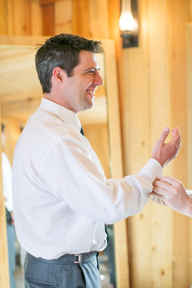 Groom getting ready on his wedding day. Wedding photography inspiration and ideas.