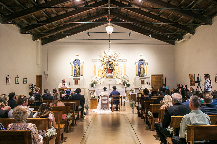 wedding at Old Adobe Mission in Scottsdale