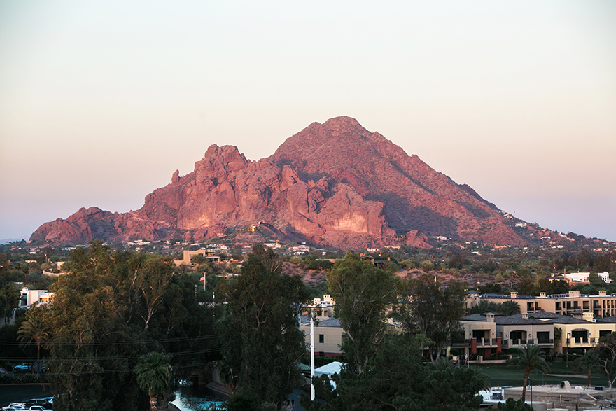 view of Phoenix from Wrigley Mansion