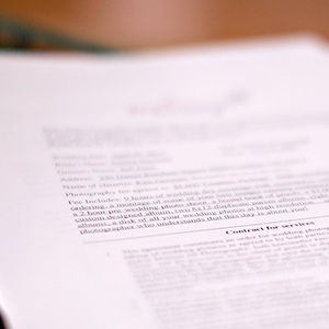 Workflow series pt 12: Wedding Photography Contract