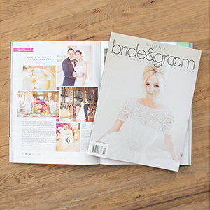 Featured in Phoenix Bride & Groom Magazine