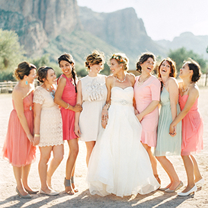 3 Rules for Mix and Match Bridesmaids Dresses